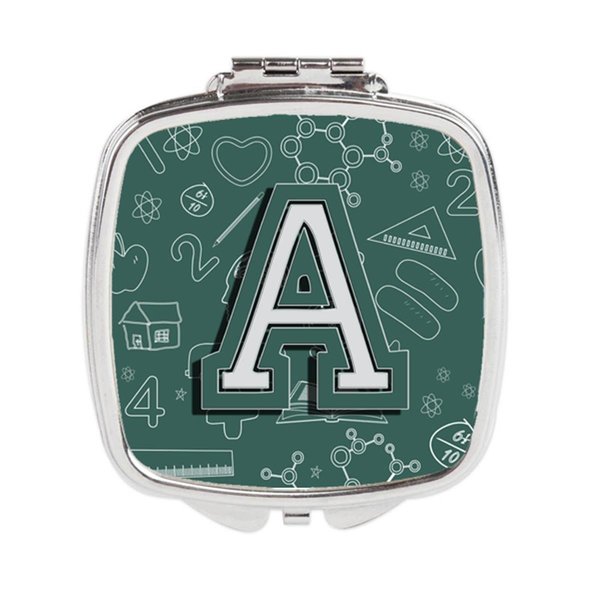 Carolines Treasures Letter a Back to School Initial Compact Mirror CJ2010-ASCM